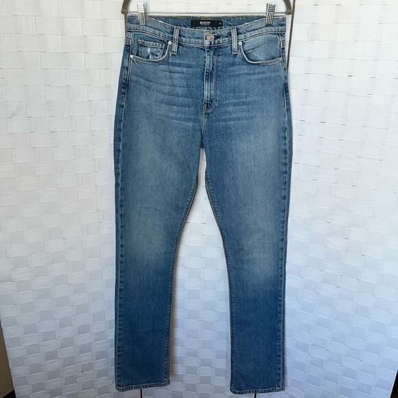Hudson Jeans Holly Straight Leg Denim Jeans Size 28 Medium Wash - Picture 9 of 9